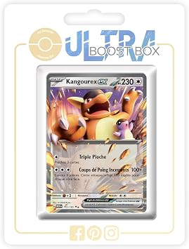 Kangourex ex Kangaskhan ex 115/165 - my-booster X  carlate et Violet 3.5-151 Box of 10 Pokemon French Cards