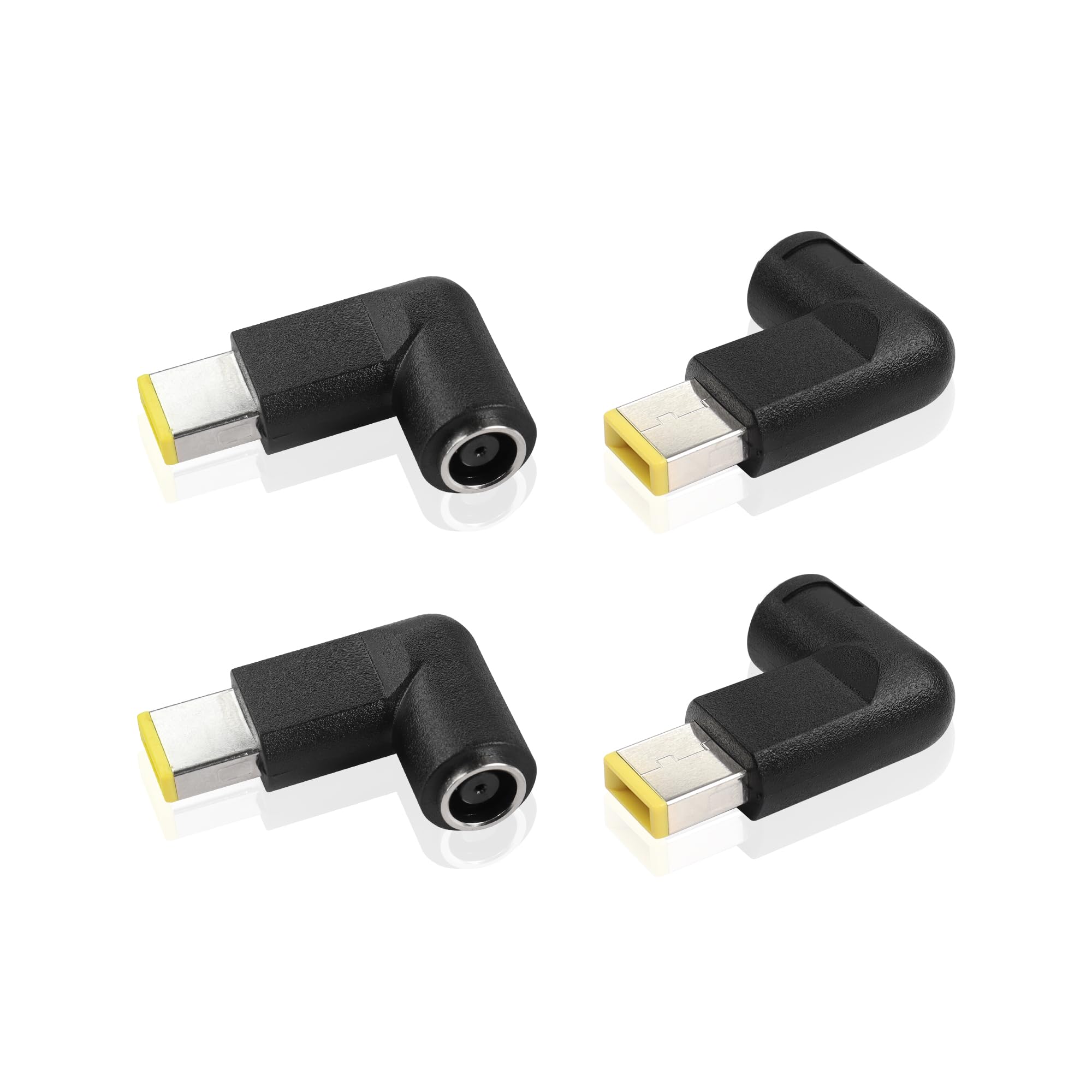 PNGKNYOCN DC to Slim Tip Adapter,Right Angle DC 7.9 x 5.5mm Round