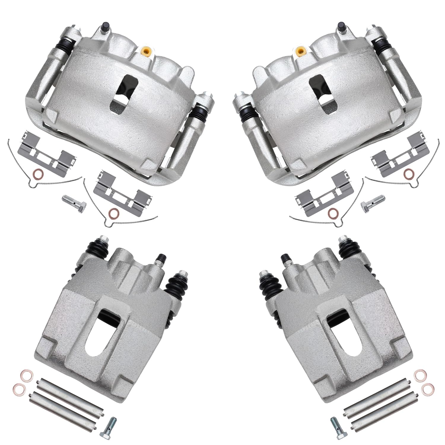 Detroit Axle - 4pc Brake Calipers for 05-08 Ford F-150 Lincoln Mark LT