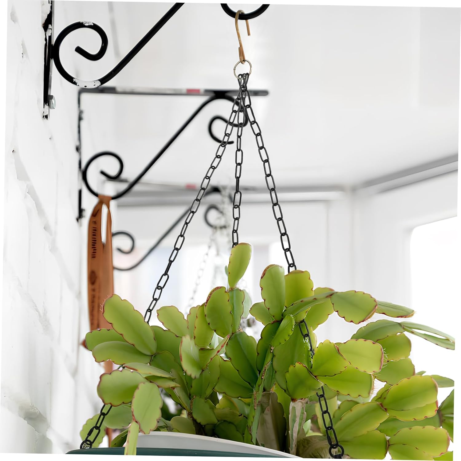 1set Heavy Duty Hanging Chain Planter Hanger Chain Accessories for Outdoor Use for Hanging Baskets Lanterns and More