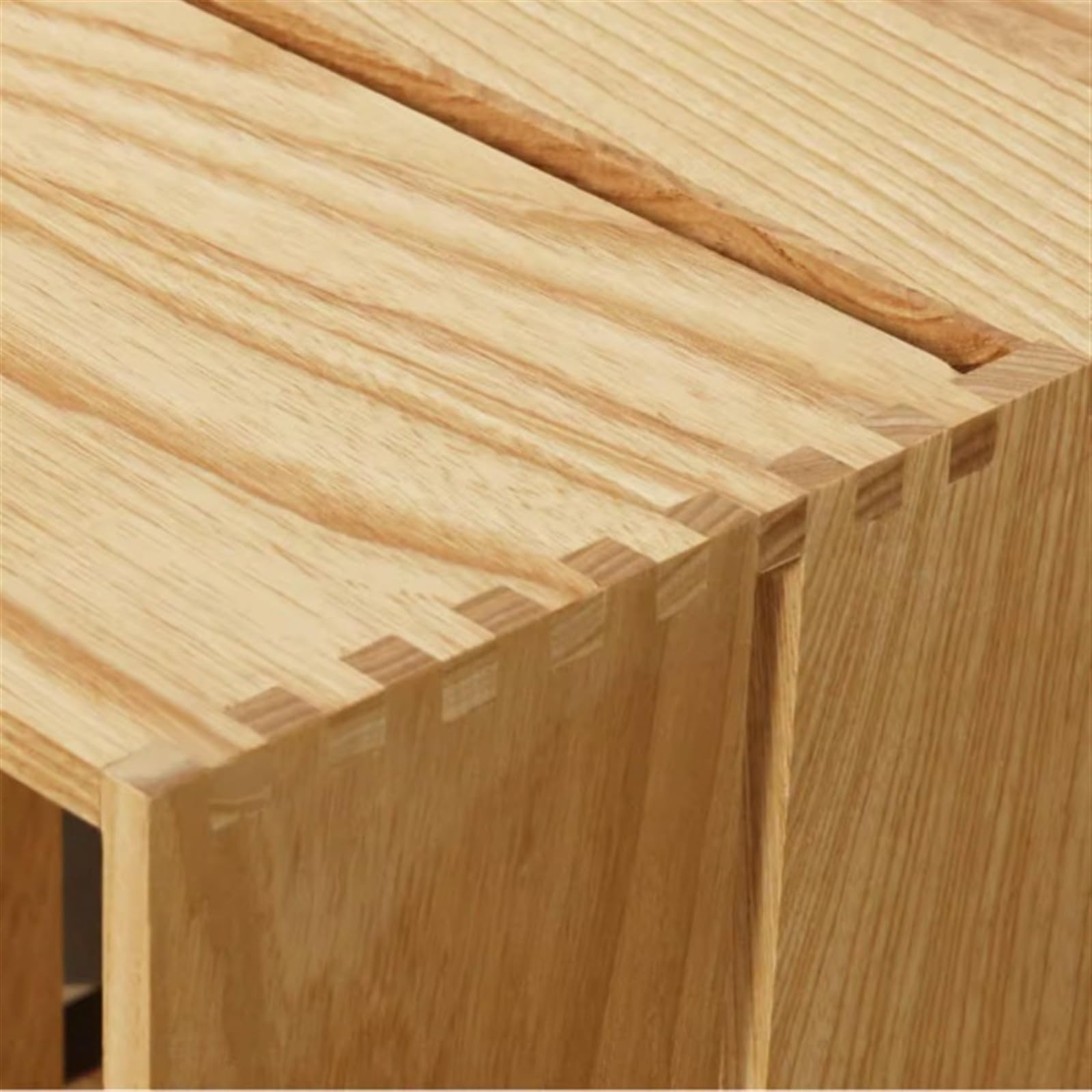 MRKU Porta Dischi in Vinile, espositore per CD, Organizer per la casa - Scaffale da Tavolo impilabile in Legno per LP