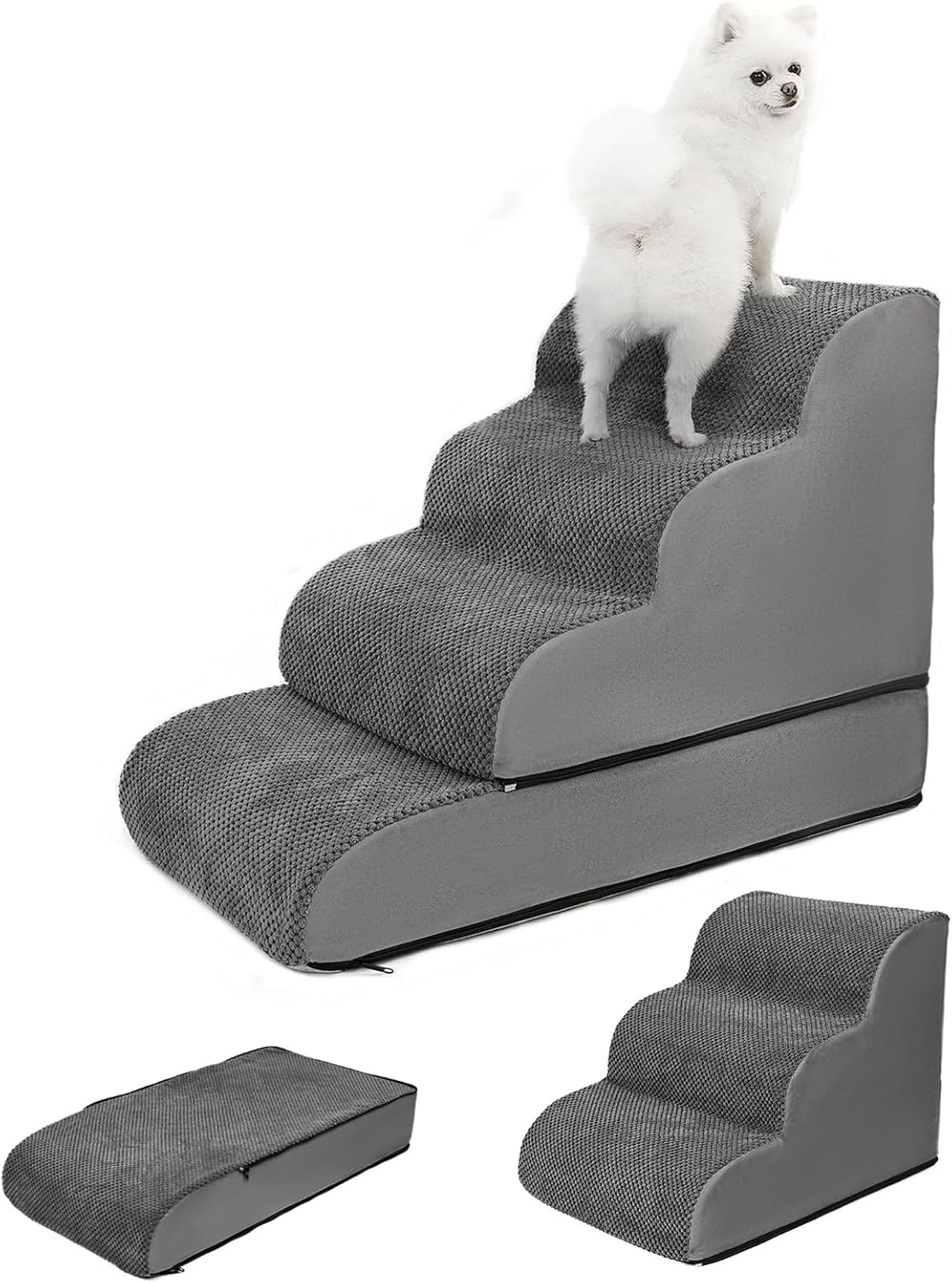 Supet Dog Stairs for Small Dog, Removable Dog Steps for