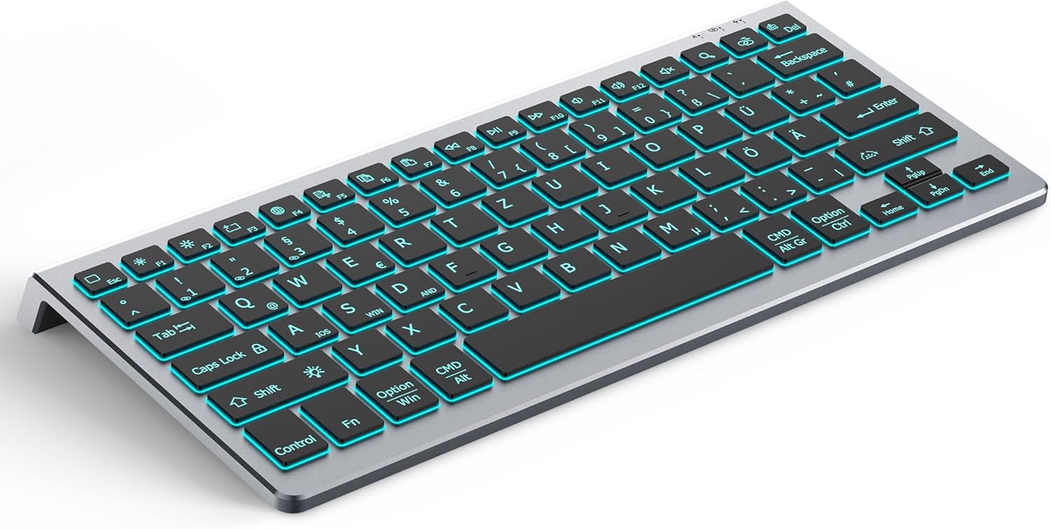 CACOE Bluetooth billentyűzet szürke szín