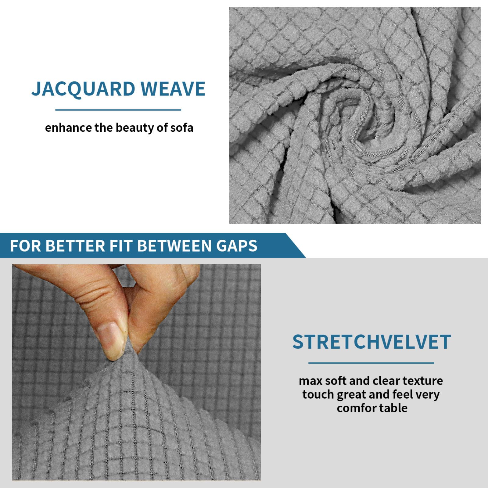 Copertura elastica per sedia da ufficio, protezione completa lavabile elasticizzata per sedili con schienale alto del computer, rimovibile per una facile pulizia