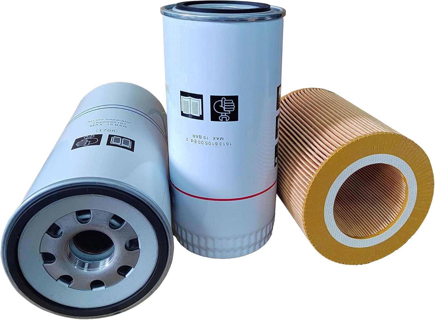 2901086601 Filter Kit (1622035101+1613872000+1613610500) HZSITEGE Replacement Parts Compatible with Air Compressor