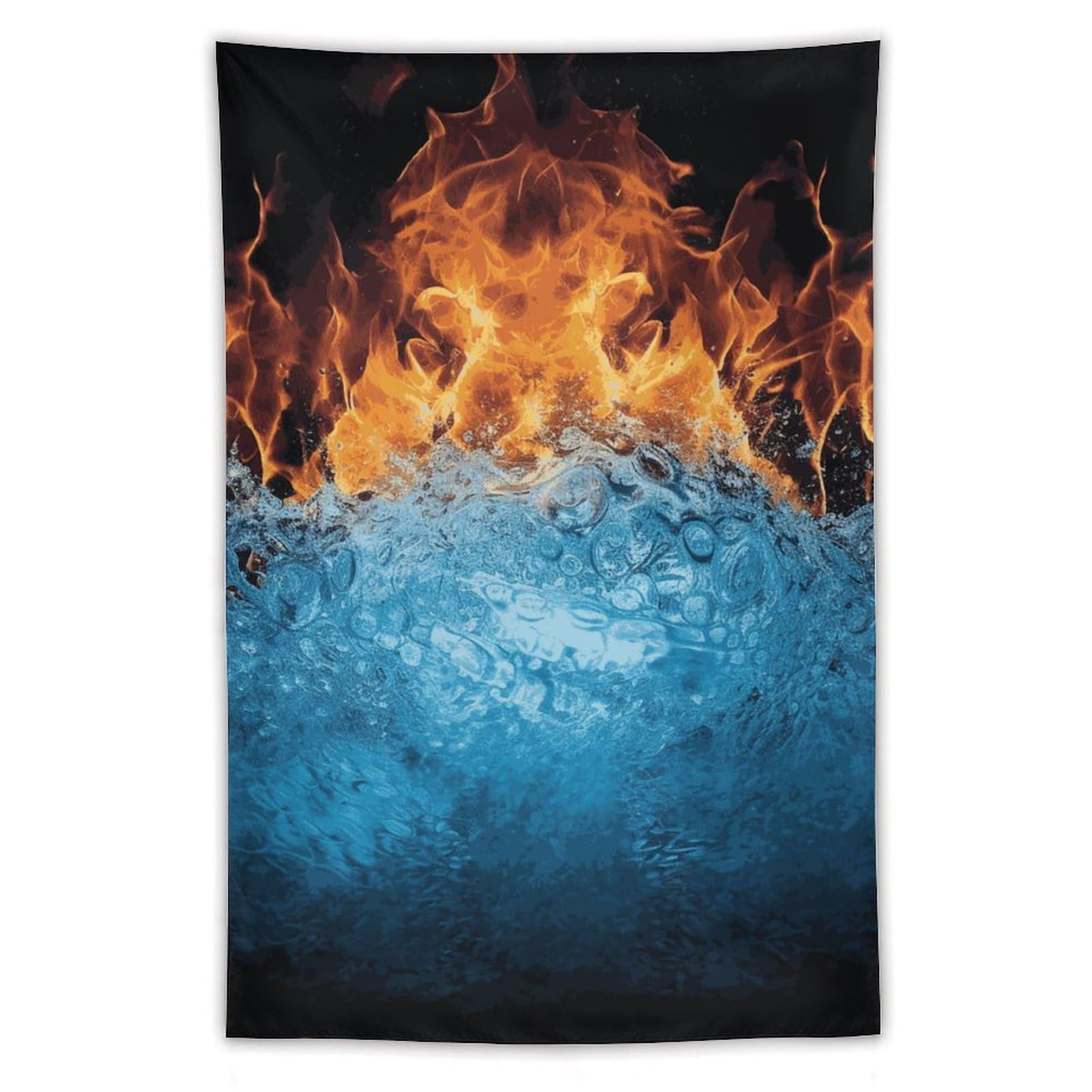 NWTRJ Ice Fire Tapestry 40"x60" Modern Wall Tapestry Wall Hanging Wall Decor for Bedroom Living Room Dorm