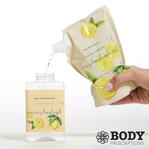 Miniatura 9 de Body Prescriptions Jabón de manos espumoso de sidra de manzana  Limpieza profunda suave para manos suaves y limpias, 20.0 fl oz