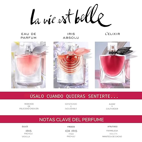 Miniatura 7 de Lancôme La Vie Est Belle Eau de Parfum - Fragancia de larga duración con notas de iris, pachulí terroso, vainilla cálida y azúcar hilado, perfume