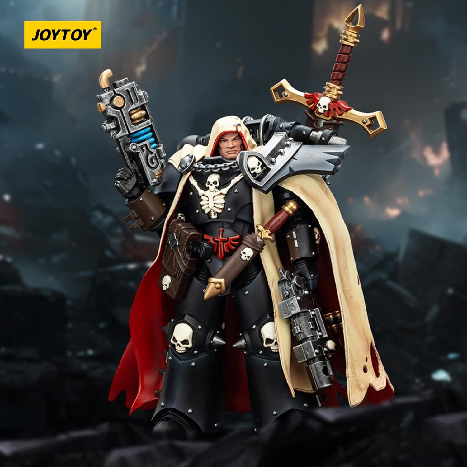 JOYTOY Warhammer 40k Chaos Space Marines Cypher, Lord of The Fallen 1/18 Action Figure Collect and Display Model