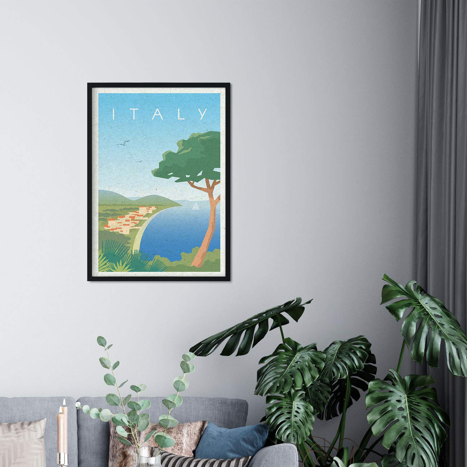 Poster Vintage Espagne - Format A4 (21x29,7 Cm), Impression Qualité Sur Papier 250 G, Sans Cadre, Décoration Murale