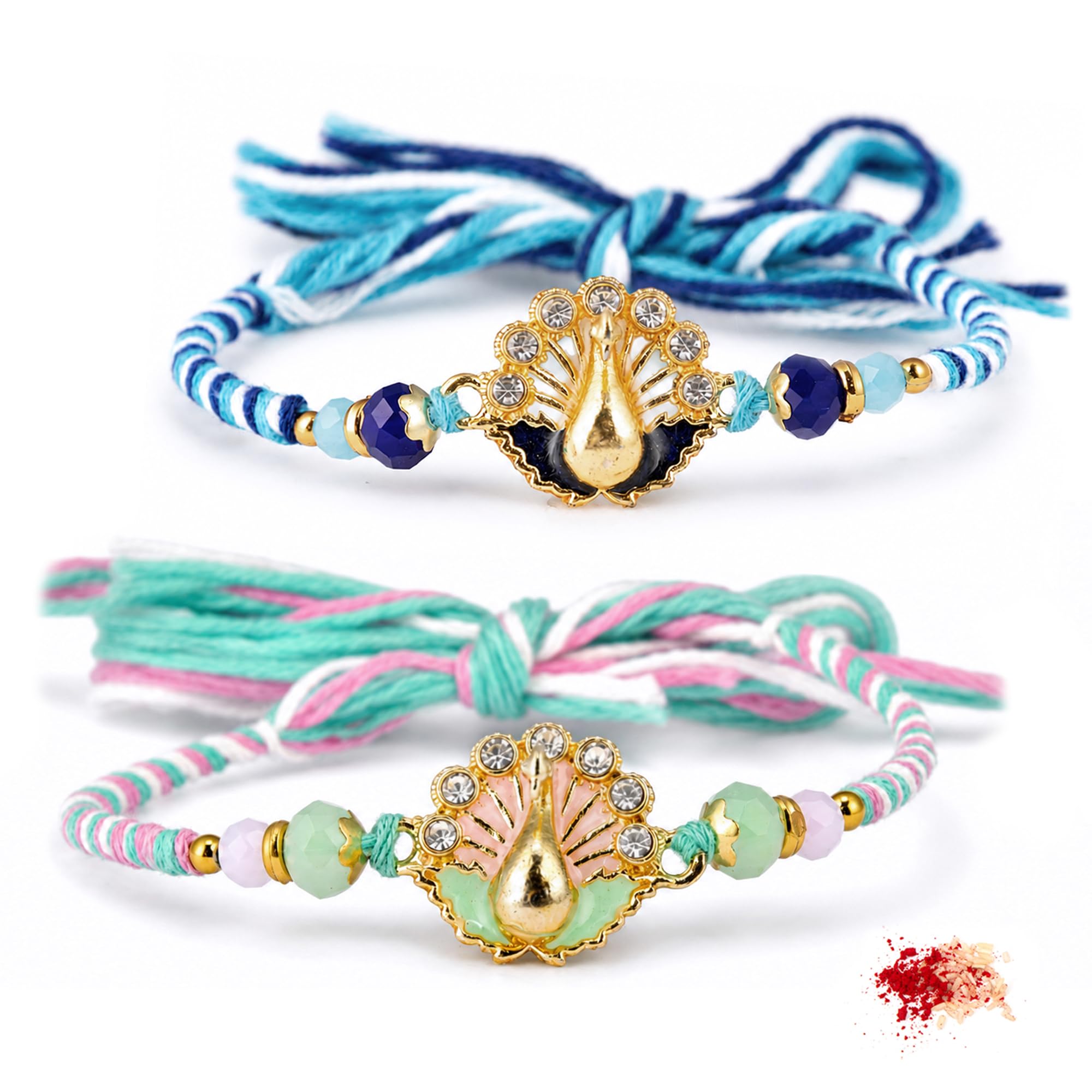 Elegant Rakhi for Beloved Brother (PACK OF 2)-image-10