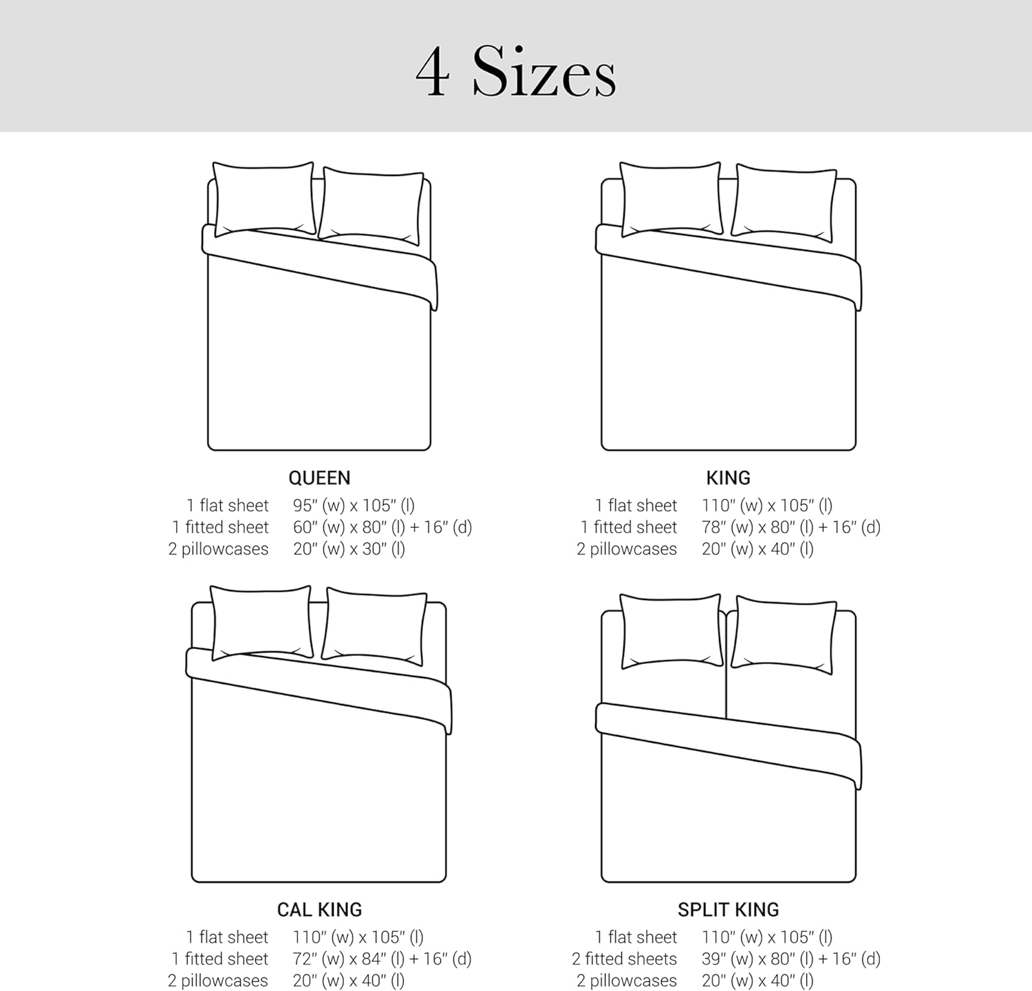 Harbor House Cooling Stretch Jersey Bed Sheets – Queen Size, Grey – Cool-Touch Nylon Blend, Moisture-Wicking & Breathable for Hot Sleepers, Deep Pocket, Soft & Stretchy 4-Piece Sheet Set - Image 9