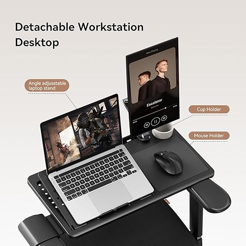 Miniatura 4 de Silla de oficina Newtral ergonómica con reposapiés, soporte lumbar autoajustable, silla de escritorio de respaldo alto con apoyabrazos 4D, bloqueo