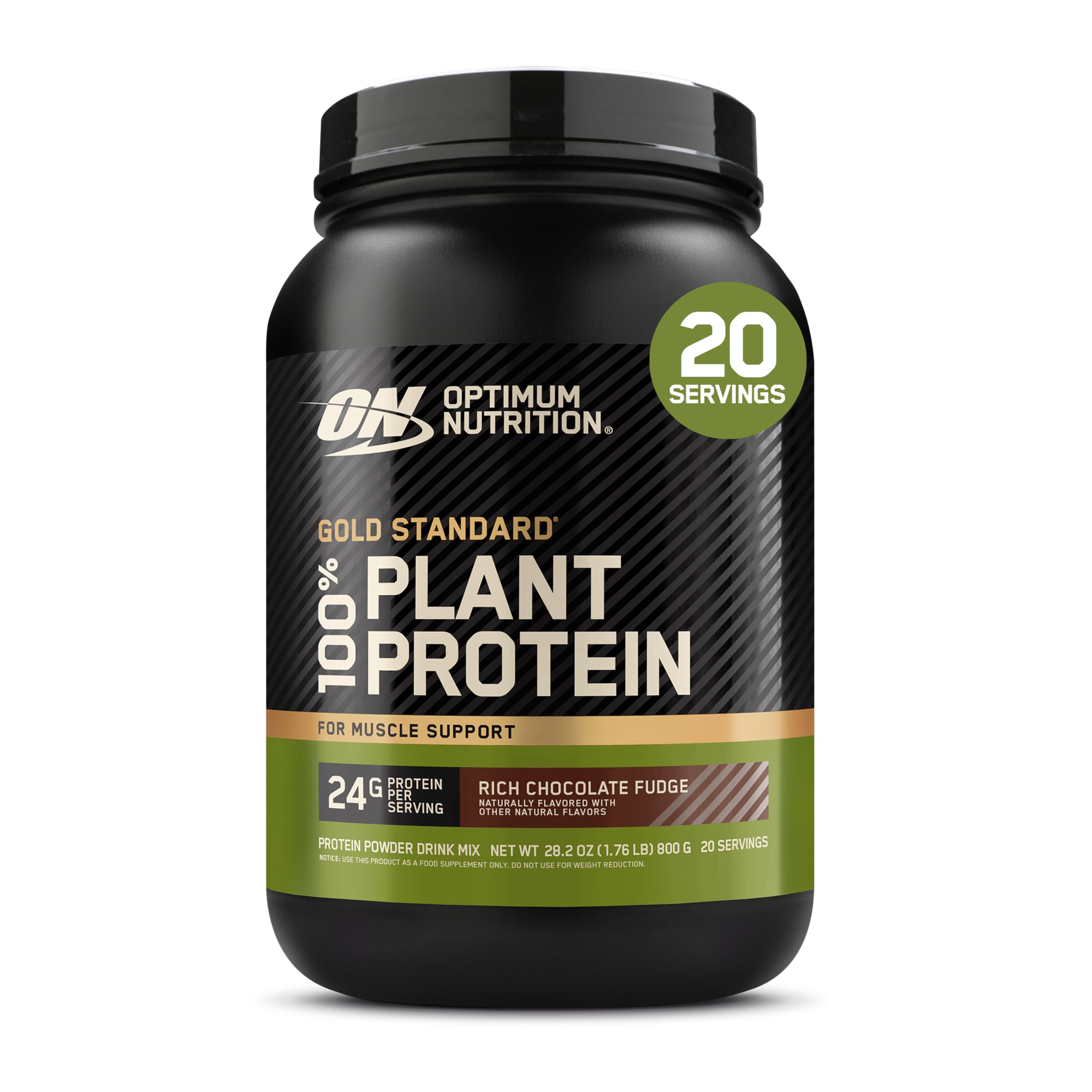 Optimum Nutrition Gold Standard 100% Plant Based Protein Powder, Gluten Free, Vegan Protein for Muscle Support and Recovery with Amino Acids - Creamy Vanilla, 20 Servings (Packaging May Vary) — Amazon image 12