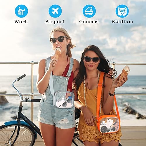 Miniatura 142 de KETIEE Bolso cruzado transparente, aprobado para estadios, para conciertos, eventos deportivos, festivales