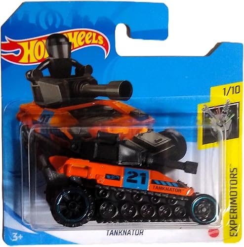 Hot Wheels Tanknator, Experimotors 1/10 [Naranja] 5/250