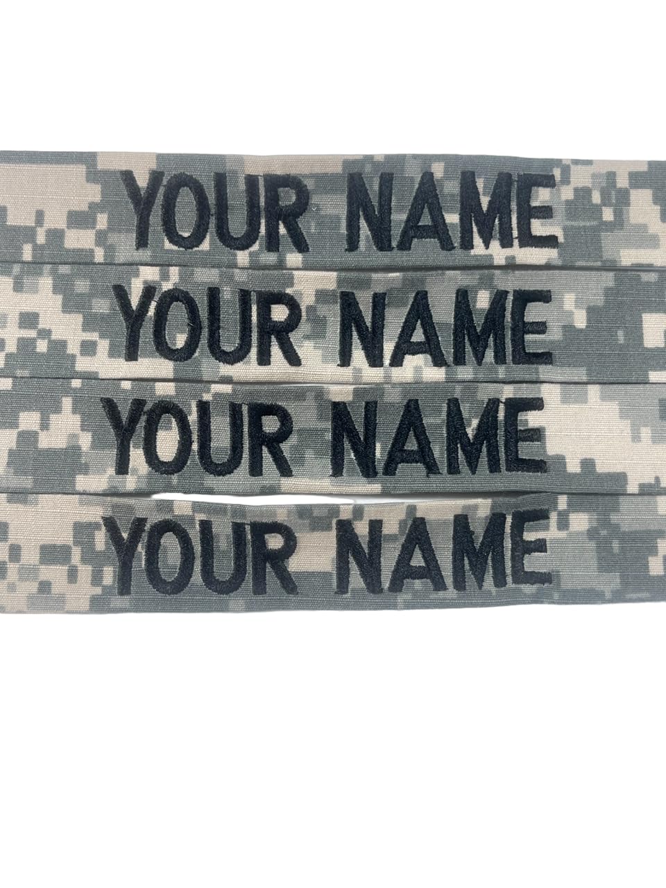 Amazon.com: 4 Pieces ACU Name Tape or Army Tape, (Sew on or