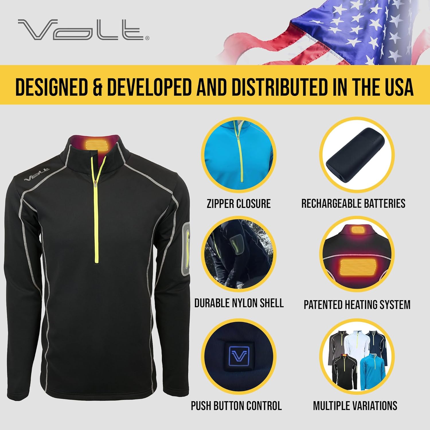 therma volt half zip
