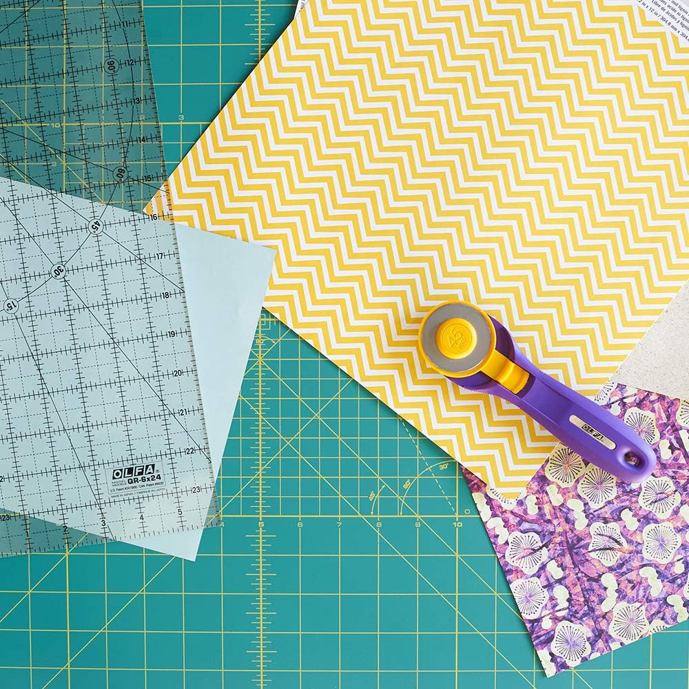 OLFA Splash Rotary Cutter Purple 45mm, Purple