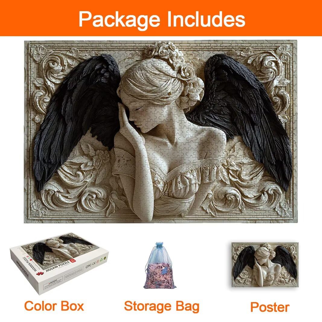 Puzzle 2000 Pezzi, Puzzle Angelo, Misura: 100x71cm, Regalo Donna/Uomo -8755