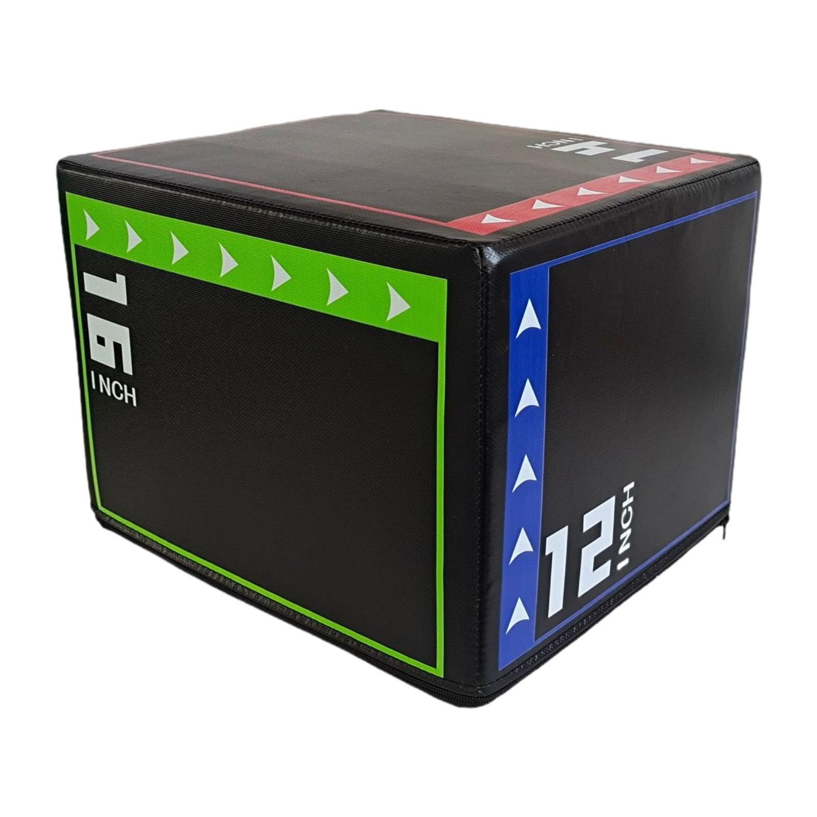 Plyometrisches Sprungbox Step Box Springen für Fitness Workout, Übungen und Heim Gym Konditions Krafttraining 3 in 1 Plyometrisches Sprungbox Step Springen