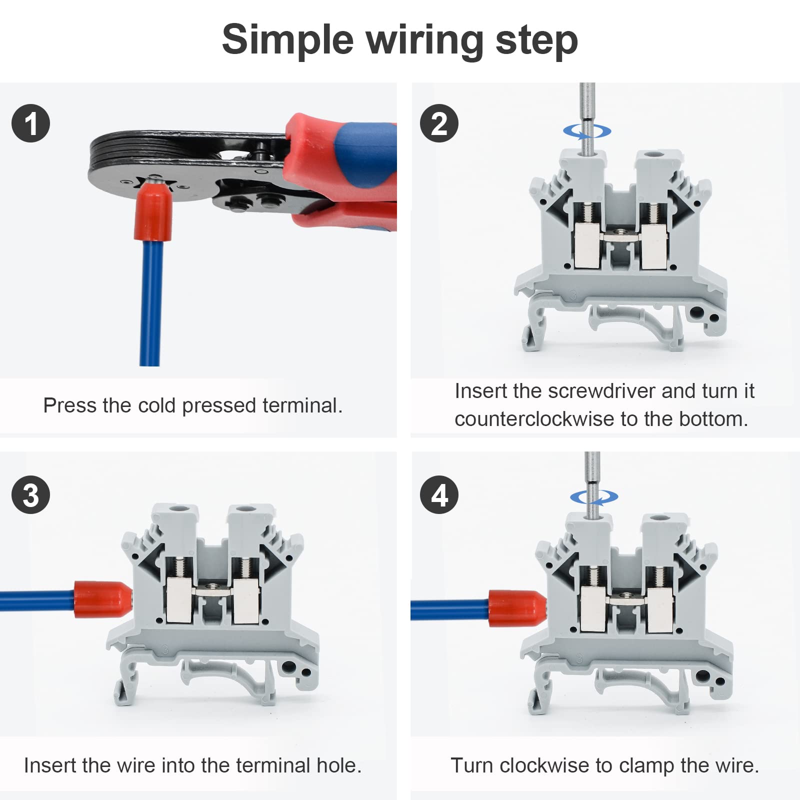 Rail Terminal Blocks - Industrial Voltage Connectors -4