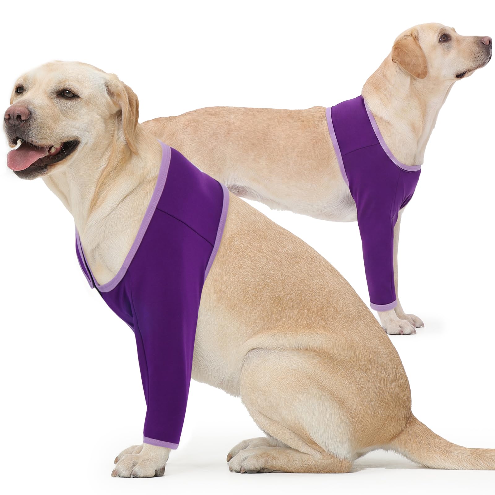 Manchon pour chien pour éviter le léchage, manchon de récupération de jambe | Tissu robuste amélioré, aide à arrêter le léchage, favorise la récupération, conçu pour les chiens actifs