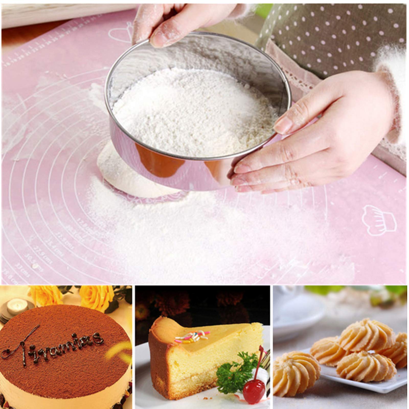 Colador De Cocina Dr. Oetker - Acero Inoxidable, Malla Fina, 10 Cm - Ideal Para Tamizar Harina Y Azúcar Glas