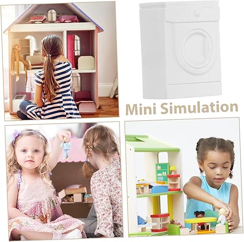 Miniatura 3 de BESPORTBLE Mini Washing Machine Model Furniture Electrical Appliance Washing Machine Miniature Washer Dryer Models Washing Machine for Mini Cloth