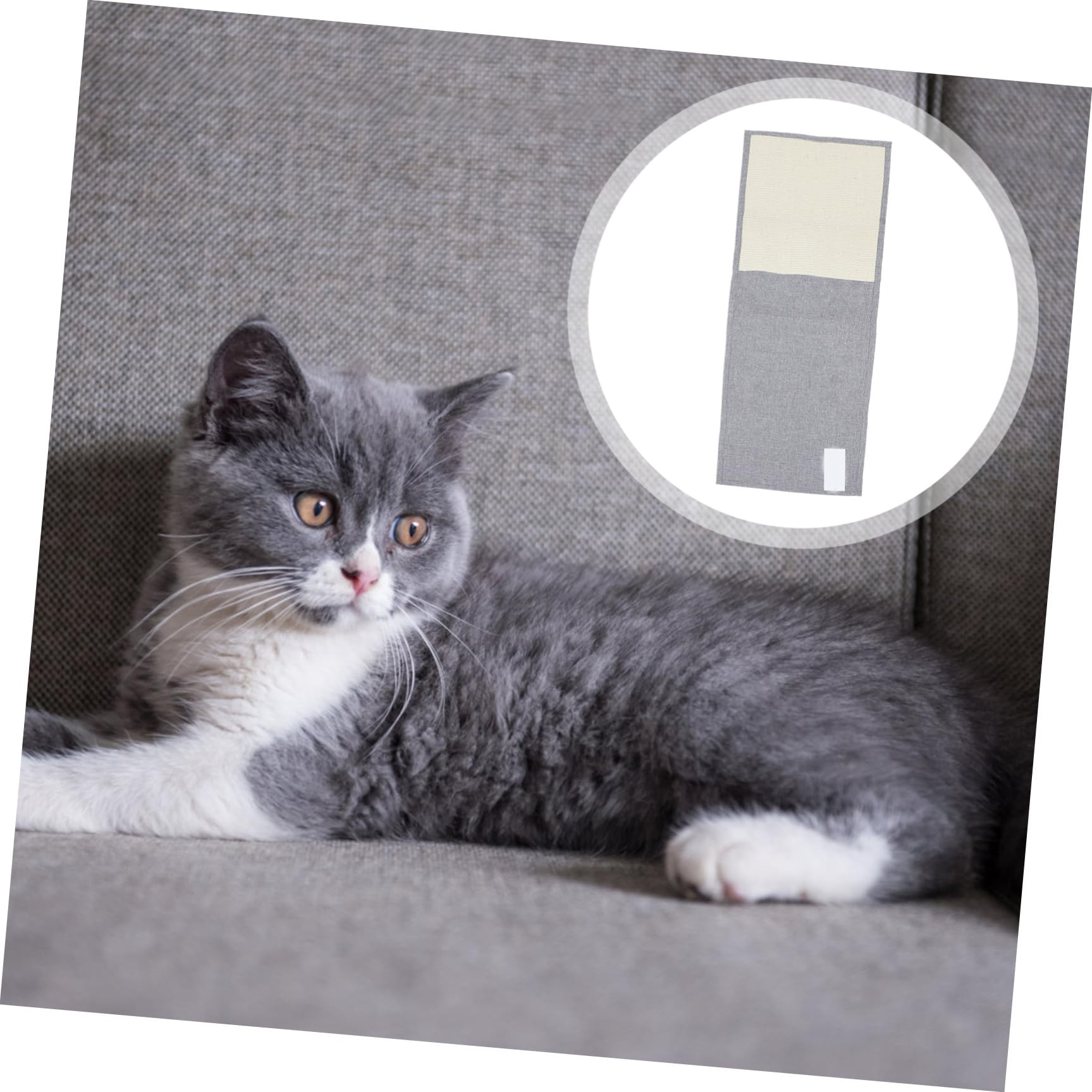 Protector contra Arañazos para Sofá Garra de Sisal, Cubierta Antirayaduras para Gatos, Adecuado para Sala o Tienda, Material Duradero y Entretenido
