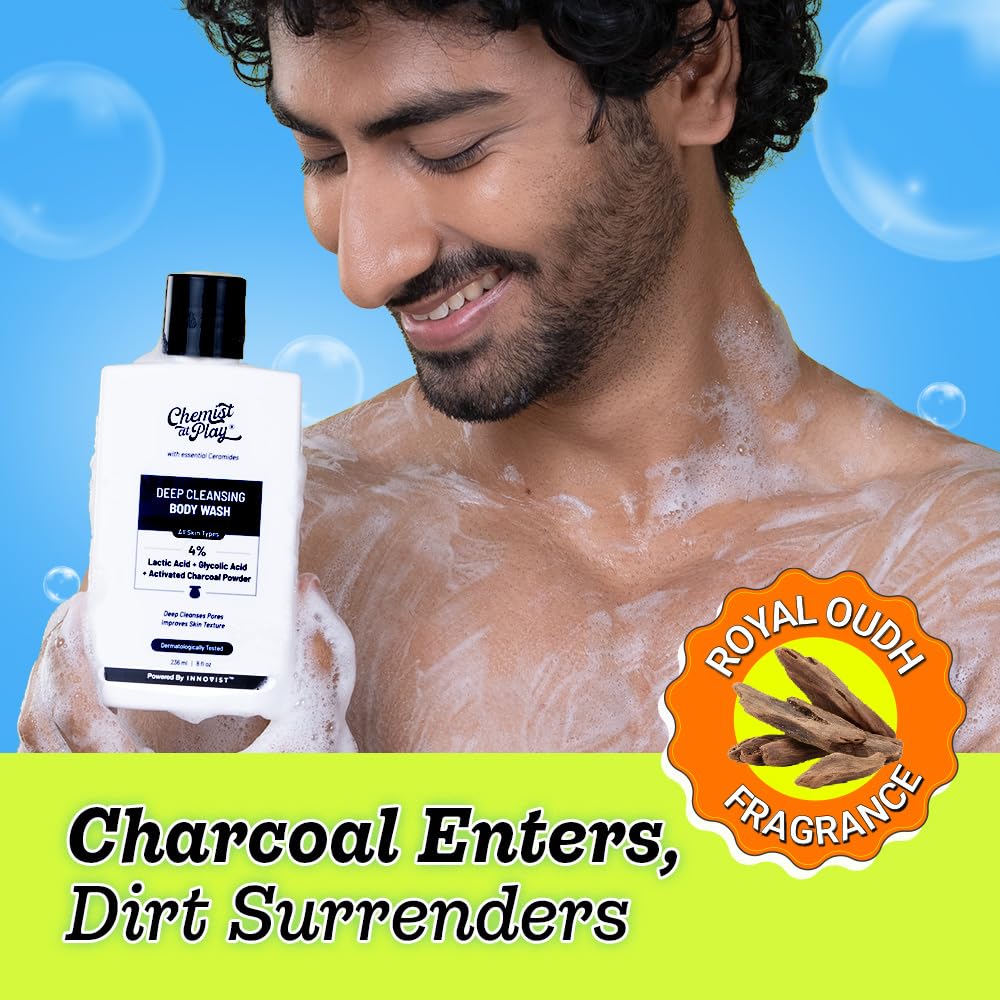 Chemist At Play Glycolic Body Wash - Deep Clean & Glow -4