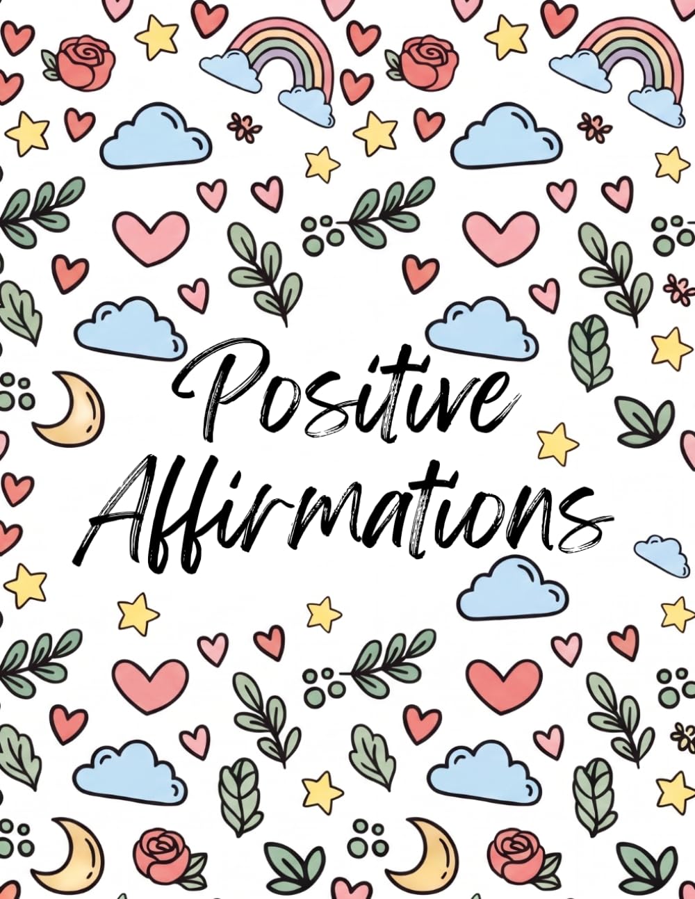 Positive Affirmations: Motivational Coloring Book for Adults and Teens