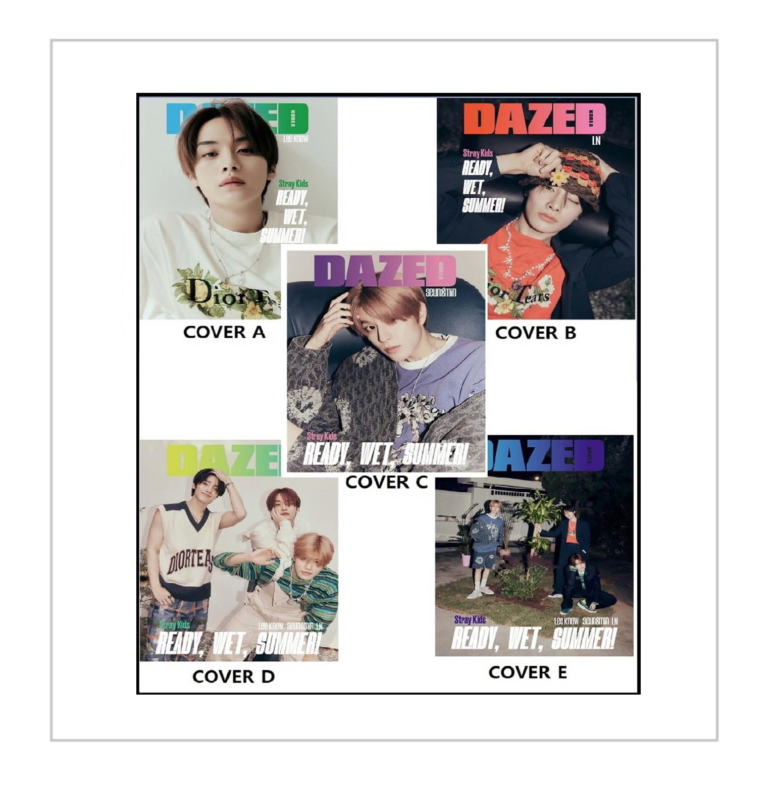 dazed and confused 10冊まとめ売り Dazed & Confused KOREA 100 X BIGBANG 10 KOREA MAGAZINE NEW