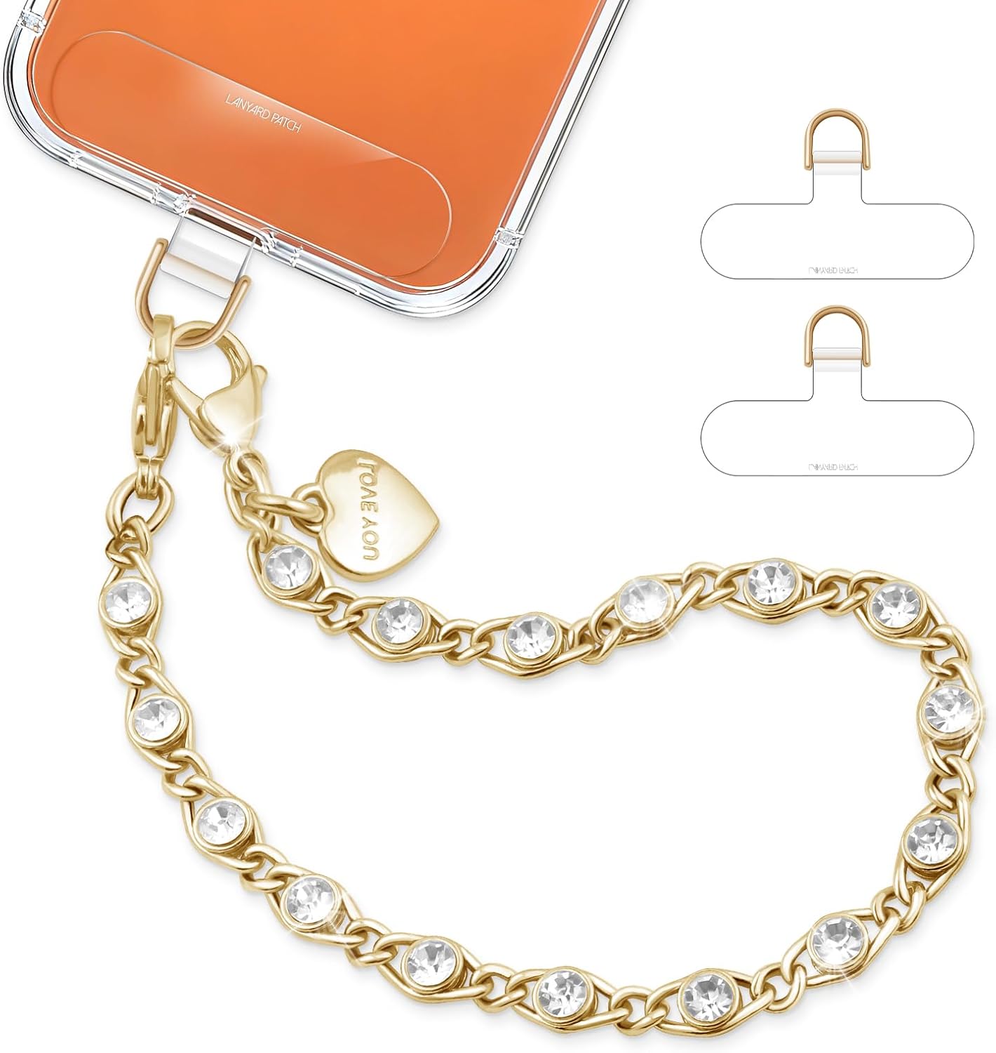 Phone Charm Strap Detachable Wrist Strap For iPhone Anti Theft Strap Phone Chain Wristlet