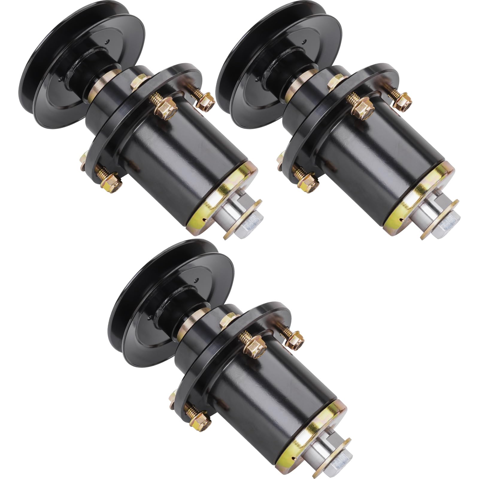 037-6015-00 037-6015-50 - Conjunto de husillo con polea 033-6006-00 sustituye a Bad Bo y ZT Elite 54 pulgadas, Maverick 54 pulgadas, ZT Elite Limited 54 pulgadas, paquete de 3