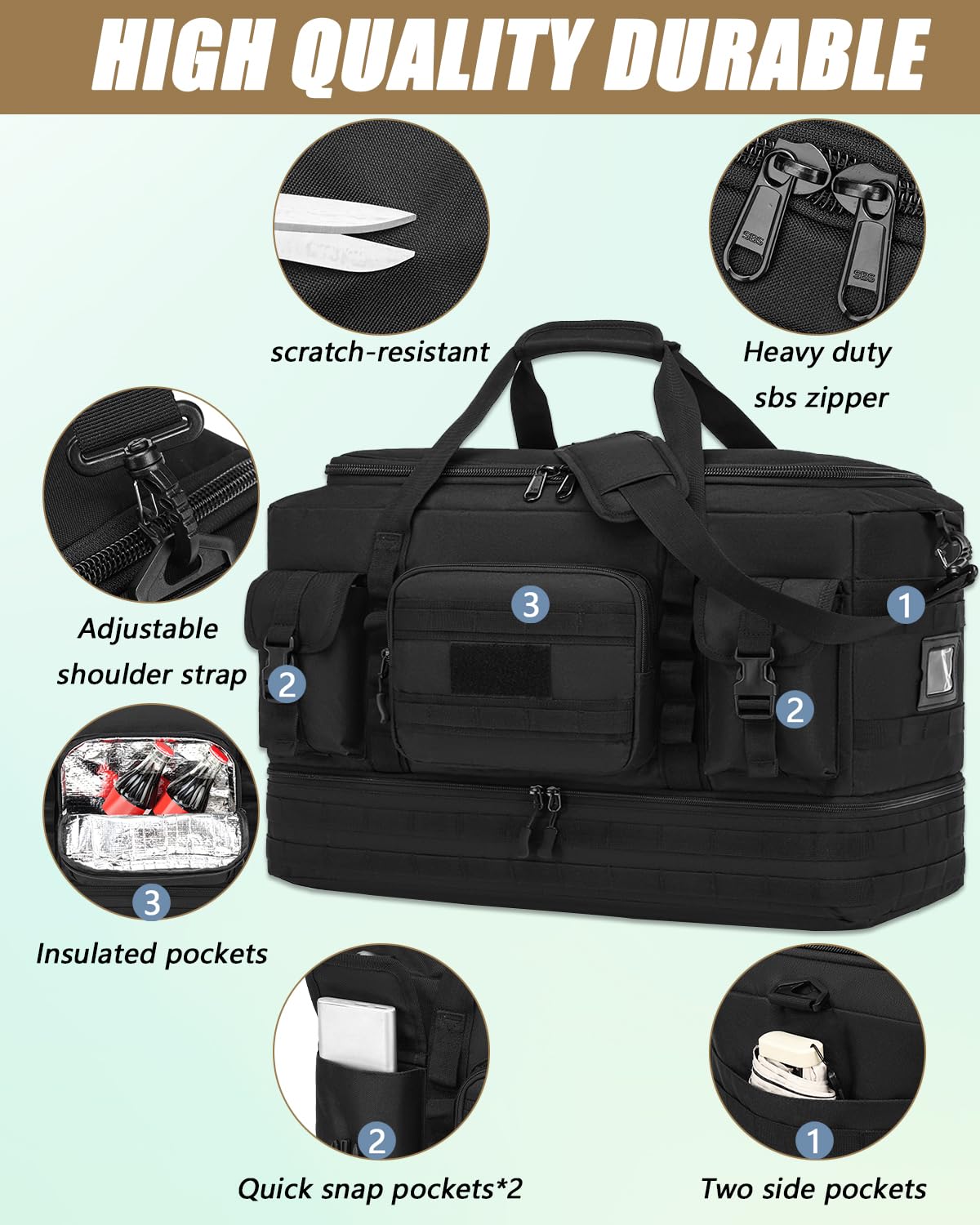 Sac de sport 60 l