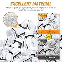Vista 5 de GOOACC 50 piezas de clip de moldura para panel oscilante para Honda Accord CR-V Civic Element Odyssey Pilot Prelude para Acura CL Integra MDX RL RSX