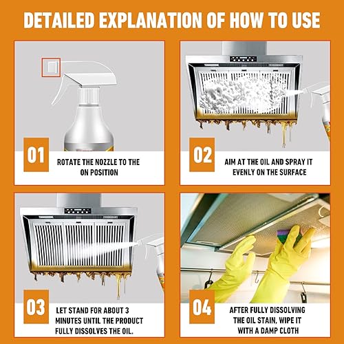 Miniatura 5 de Neat Freekz - Limpiador multiusos de ollas y sartenes de cocina, limpiador de espuma multiusos, limpiador de burbujas de cocina, limpiador de grasa