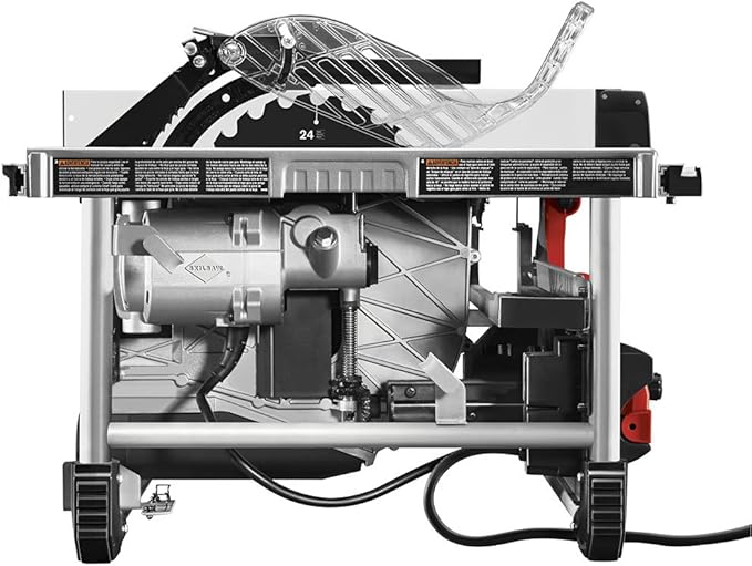 Table saw worm drive Clearance