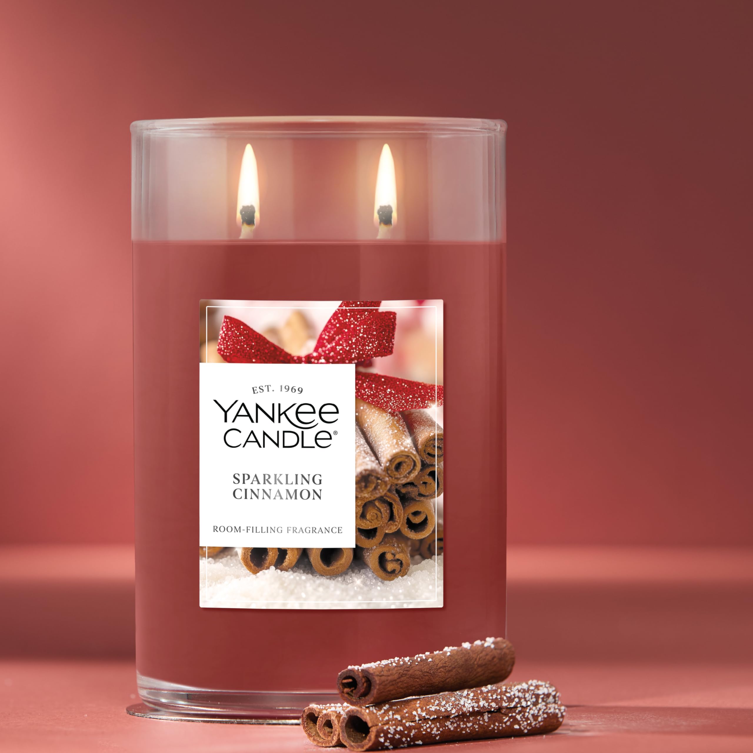 Yankee Candle Grande bougie parfumée Cannelle étincelante