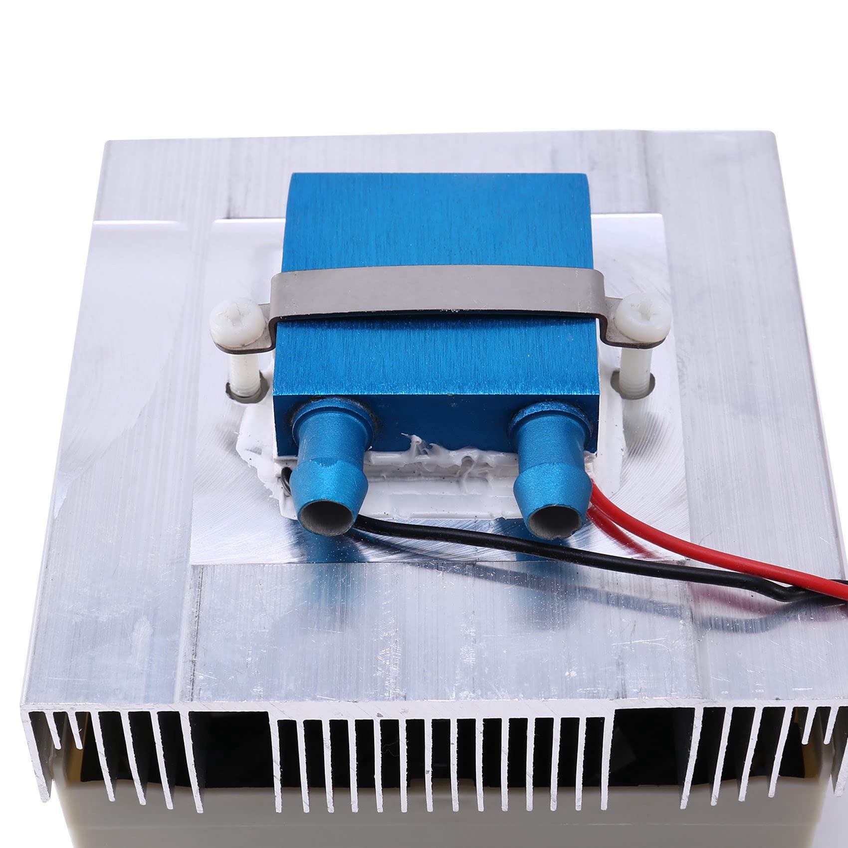 2X DIY Enfriador TermoeléCtrico de RefrigeracióN Semiconductor Kit de de RefrigeracióN Disipador de Enfriador Peltier para Agua de 10L