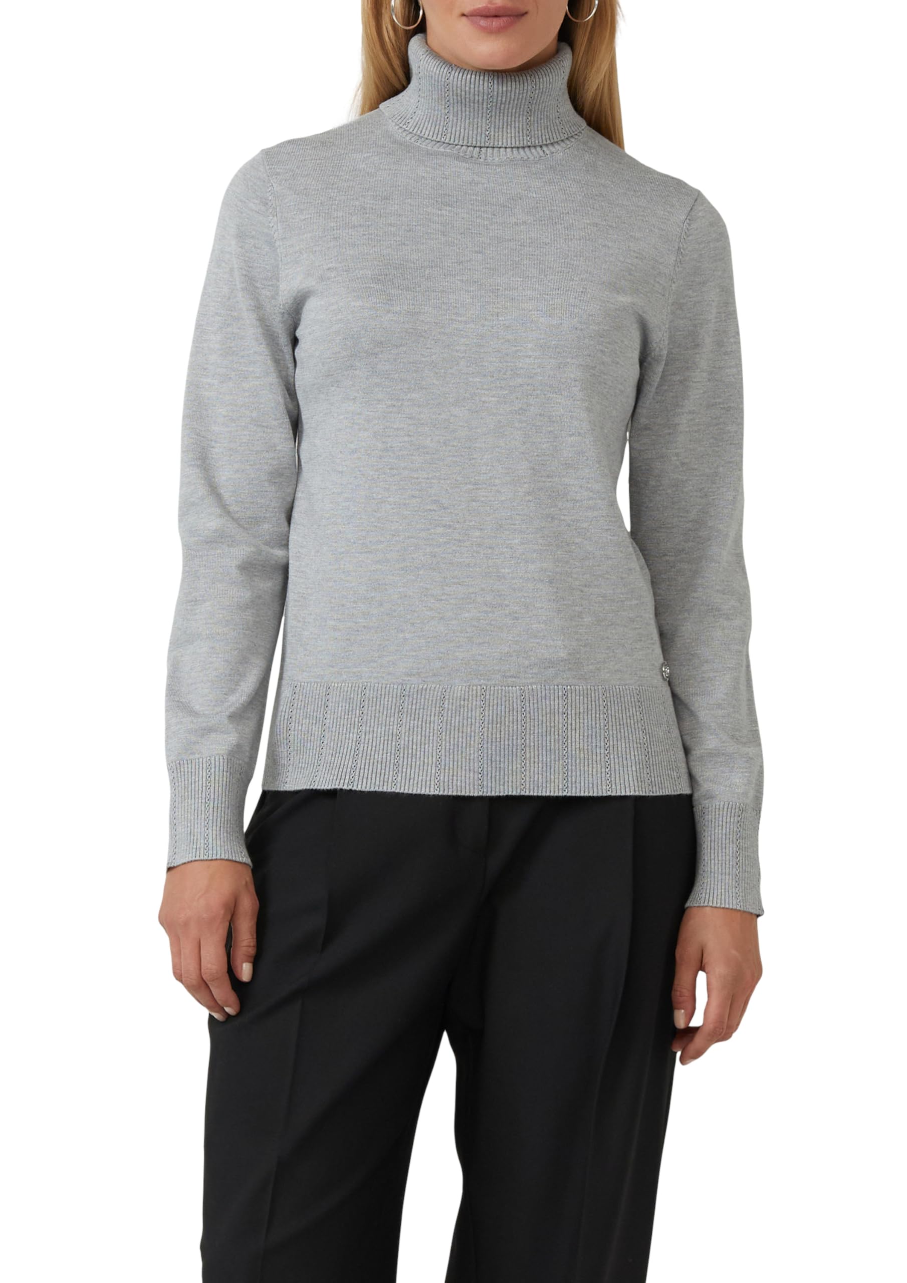s.Oliver Slim-Fit-Pullover mit Ajour-Details