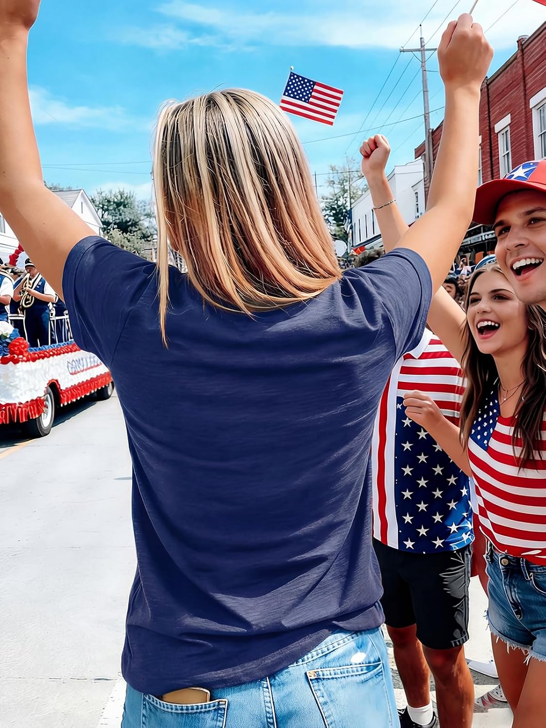 250th Anniversary USA Shirt for Women 4th of July Shirts 1776-2026 American Flag Tshirt Patriotic Graphic Tee Tops