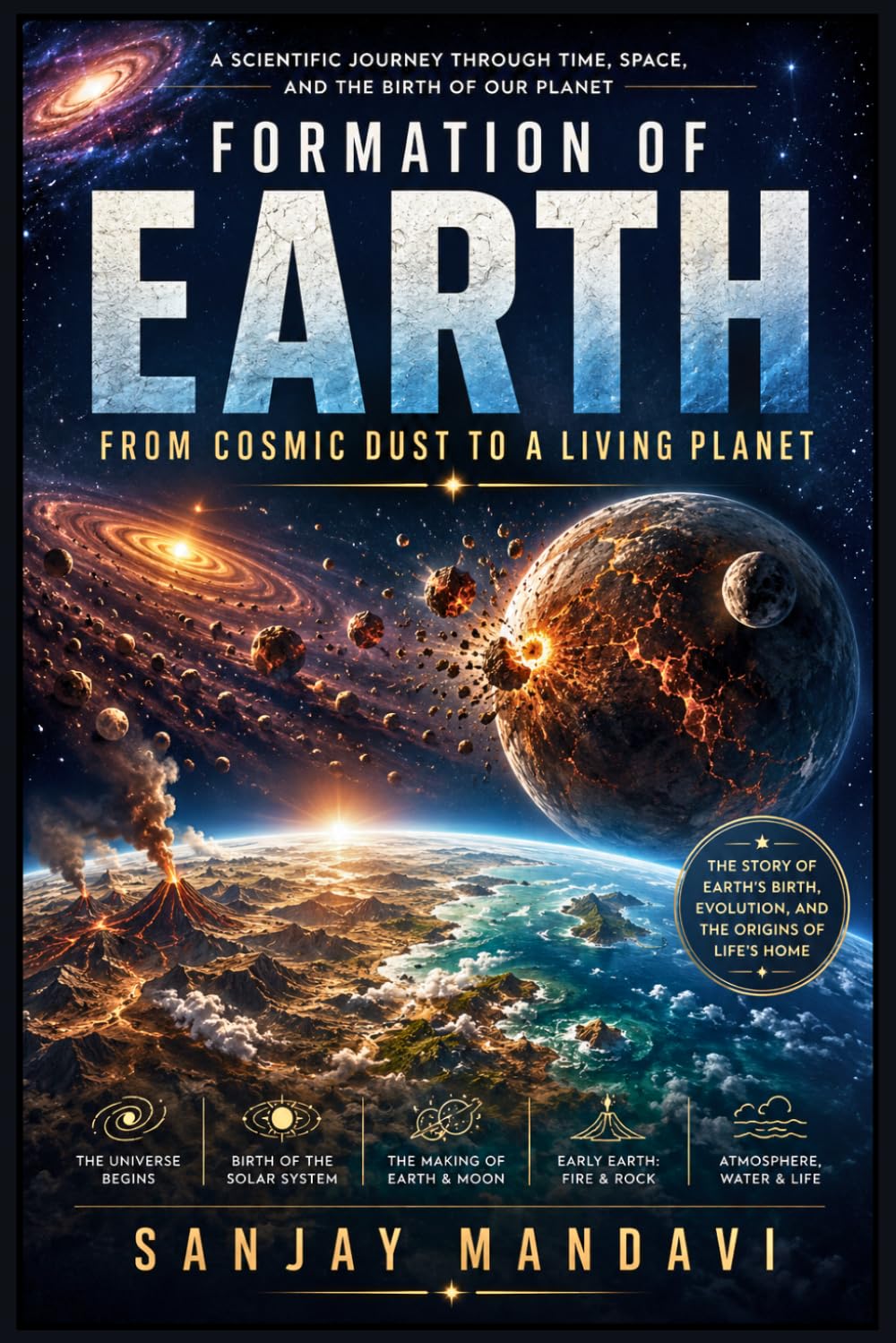 Formation of Earth: From Cosmic Dust to a Living Planet: 4 (Space Science Book By Sanjay Mandavi)
