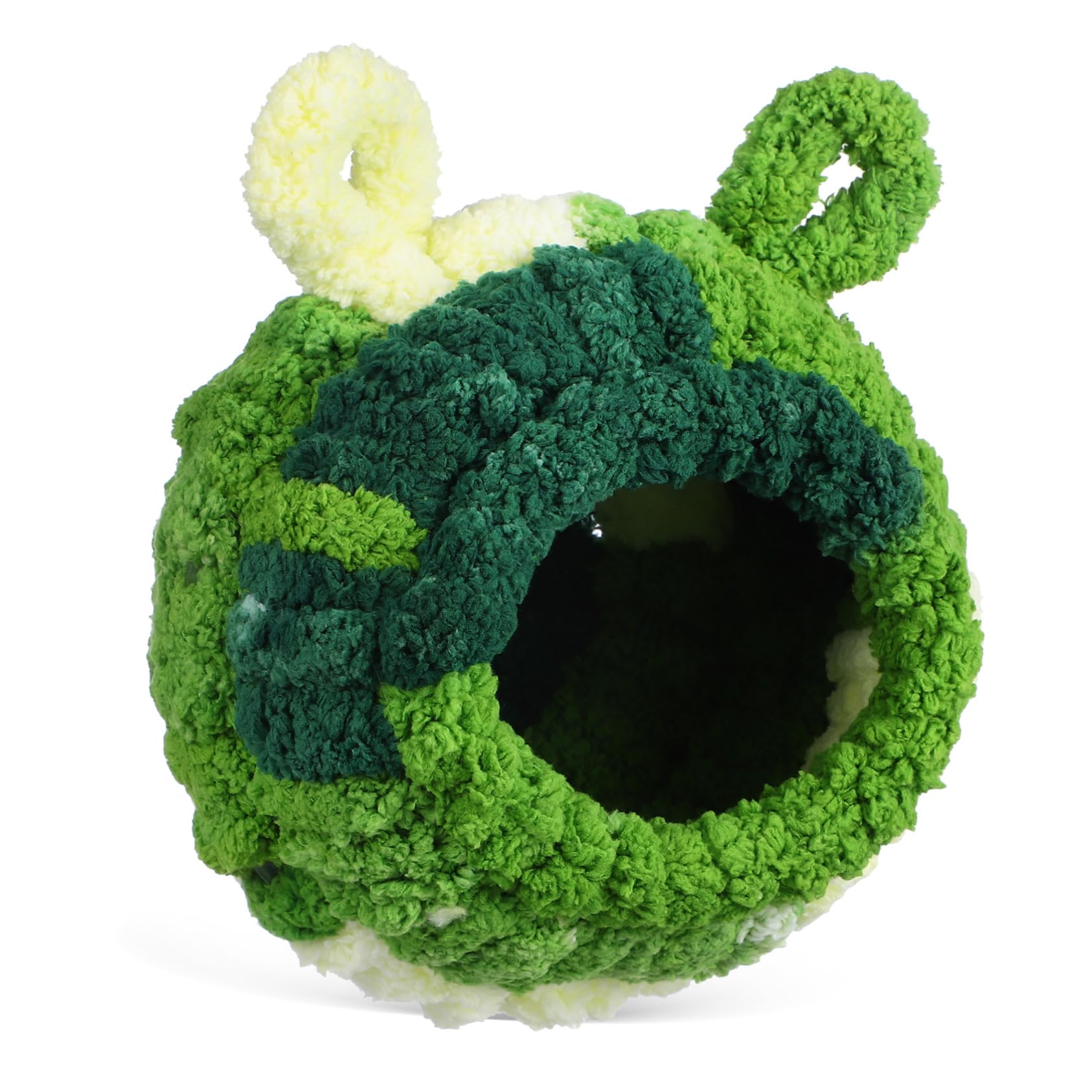 SEWOART Cozy Parakeet Nest Snuggle Hut Warm Velvet Bird Bed for Cage Secure Mounting with Support for Birds Comfortable Shelter and Sturdy Construction