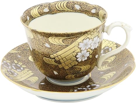 Amazon 有田焼 幸楽窯 デミタス碗皿 化粧箱入 錦蒔絵花筏 カップ ソーサー オンライン通販