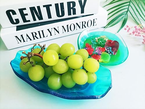 Miniatura 2 de 2 moldes de resina de almacenamiento para moldes de resina epoxi, forma ovalada para platos de caramelo, cenicero, joyas, posavasos, hecho a mano,