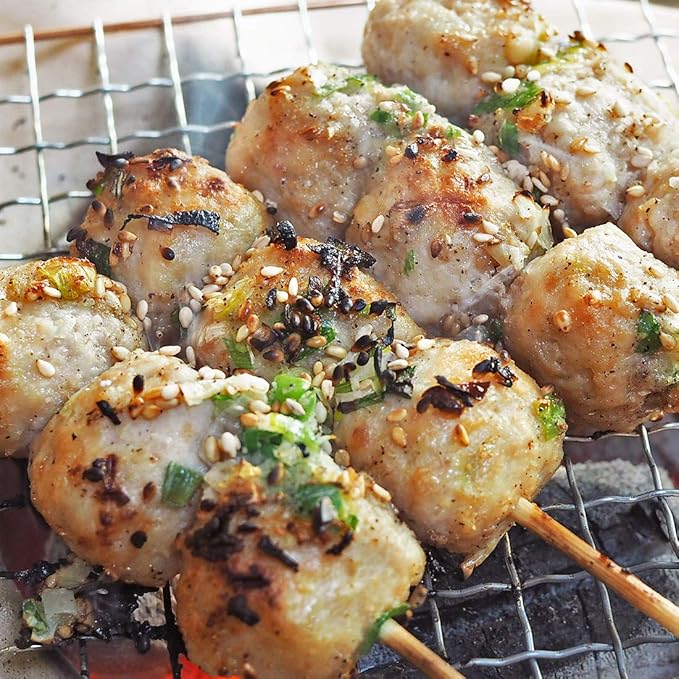 Amazon 焼き鳥 国産 つくね串 ねぎ塩 5本 q バーベキュー おつまみ 惣菜 家飲み 肉 グリル ギフト 生 チルド グルメマイスター 食品 飲料 お酒 通販