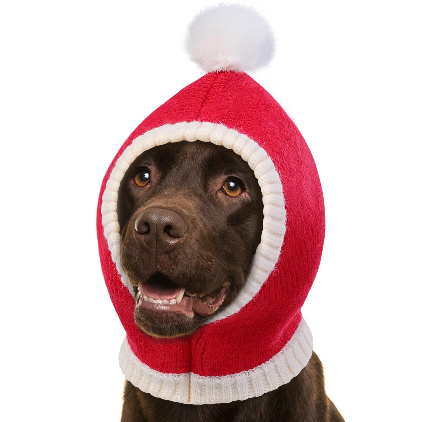 Bonnet de Noël pour chien contre le froid aux oreilles en hiver