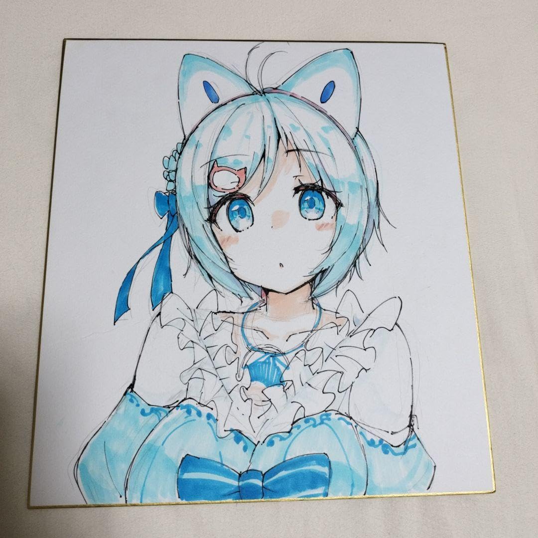 Amazon.co.jp: 電脳少女シロ 直筆イラスト色紙 C104 : おもちゃ
